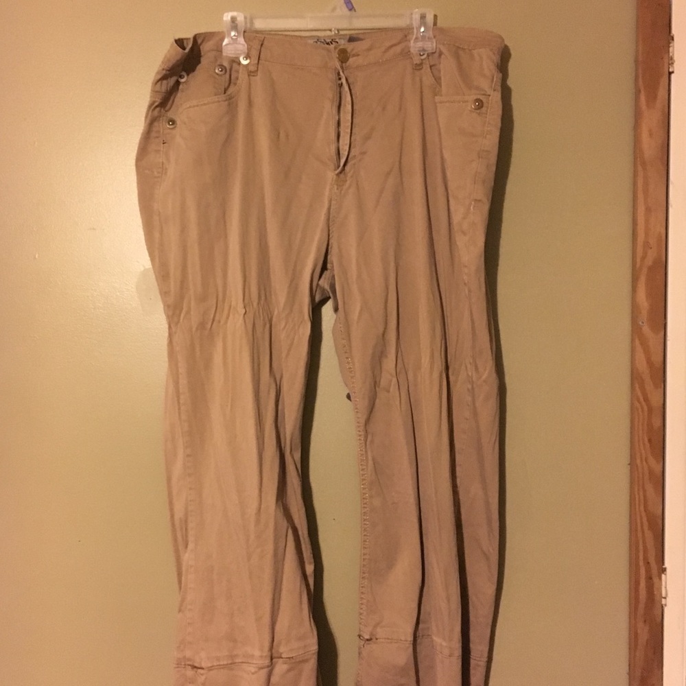 Tan size 24 dress pants